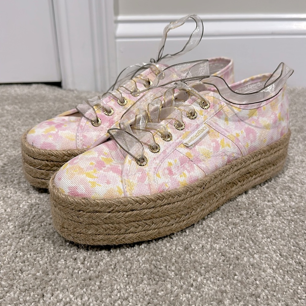 LoveshackFancy x Superga espadrille sneakers Size 39